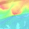 Топографическая карта Черноречье — Татищево, высота, рельеф