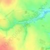 Топографическая карта у Соснового бора (пересох), высота, рельеф