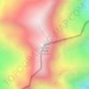 Топографическая карта Kangto, высота, рельеф
