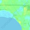 Топографическая карта Turtle Bayou, высота, рельеф