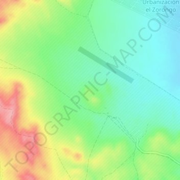 Топографическая карта Huevo, высота, рельеф
