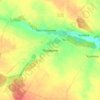 Топографическая карта Червоное, высота, рельеф