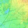 Топографическая карта Kiewit, высота, рельеф