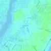 Топографическая карта Waverly Mills, высота, рельеф