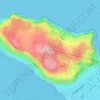 Топографическая карта Great Orme, высота, рельеф