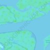 Топографическая карта Southern Moreton Bay Islands, высота, рельеф