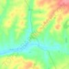 Топографическая карта Lavre, высота, рельеф