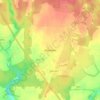 Топографическая карта Митяево, высота, рельеф
