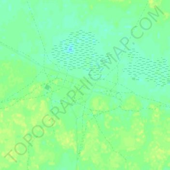Топографическая карта Яковлевка, высота, рельеф