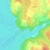 Топографическая карта Малый Суходол, высота, рельеф