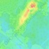 Топографическая карта Подлипье, высота, рельеф