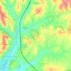 Топографическая карта Pichini, высота, рельеф