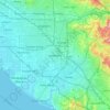 Топографическая карта Santa Ana, высота, рельеф