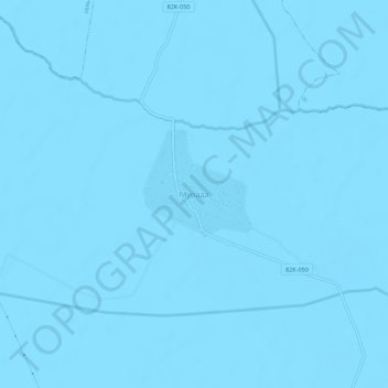 Топографическая карта Мурада, высота, рельеф