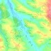 Топографическая карта Le Quiot, высота, рельеф