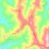 Топографическая карта Manwan, высота, рельеф