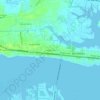 Топографическая карта Carolina City, высота, рельеф