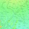 Топографическая карта West Dinājpur, высота, рельеф