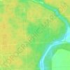 Топографическая карта Лагерная, высота, рельеф