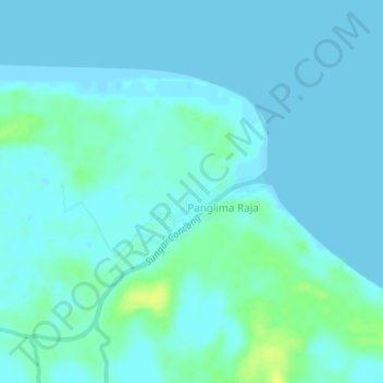 Топографическая карта Concong Luar, высота, рельеф