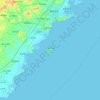 Топографическая карта 菊花岛, высота, рельеф