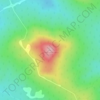 Топографическая карта Циммермановка, высота, рельеф