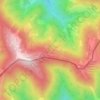 Топографическая карта Витоки Білої Тиси, высота, рельеф