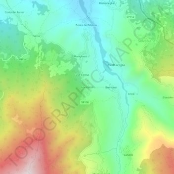 Топографическая карта Garadassi, высота, рельеф