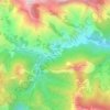 Топографическая карта Tre Fiumi, высота, рельеф