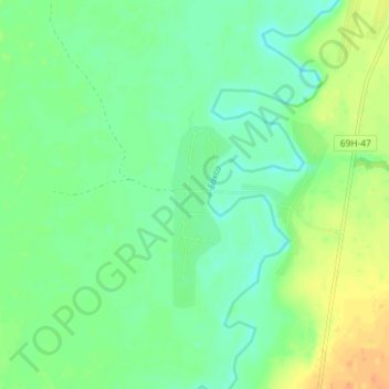 Топографическая карта Новоуспенка, высота, рельеф