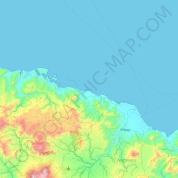 Топографическая карта Pulau Ular, высота, рельеф