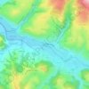Топографическая карта La Bouisse, высота, рельеф
