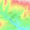 Топографическая карта Манглиси, высота, рельеф