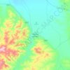 Топографическая карта Каракорум, высота, рельеф
