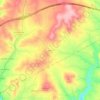 Топографическая карта Areia, высота, рельеф