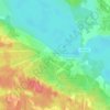 Топографическая карта Уткино, высота, рельеф