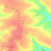 Топографическая карта Прудок, высота, рельеф