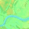 Топографическая карта Казаево, высота, рельеф