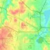 Топографическая карта Forest Hill, высота, рельеф