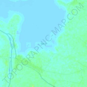 Топографическая карта Paria, высота, рельеф