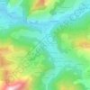 Топографическая карта Frogy, высота, рельеф