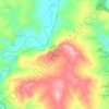 Топографическая карта Σήμαντρο, высота, рельеф