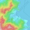 Топографическая карта Турунч, высота, рельеф