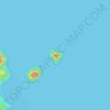 Топографическая карта Komodo, высота, рельеф