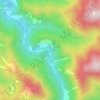 Топографическая карта Челюсти, высота, рельеф
