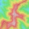 Топографическая карта Reddish Knob, высота, рельеф