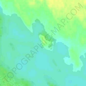 Топографическая карта Кочкомозеро, высота, рельеф