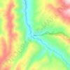 Топографическая карта 加普萨拉, высота, рельеф