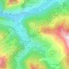 Топографическая карта Les Fauges, высота, рельеф