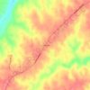 Топографическая карта Guinea Mills, высота, рельеф